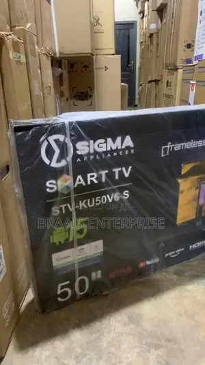 Sigma 50′′ Uhd Smart Android Frameless Satellite Tv