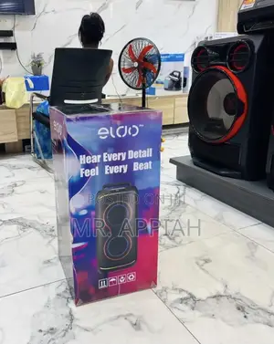 Order Quality Eldo Pb1-100 Double 6,5" Portable Speaker(Black) 