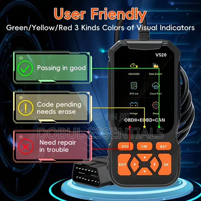 V520 Obdll Vehicle Diagnostic Machine