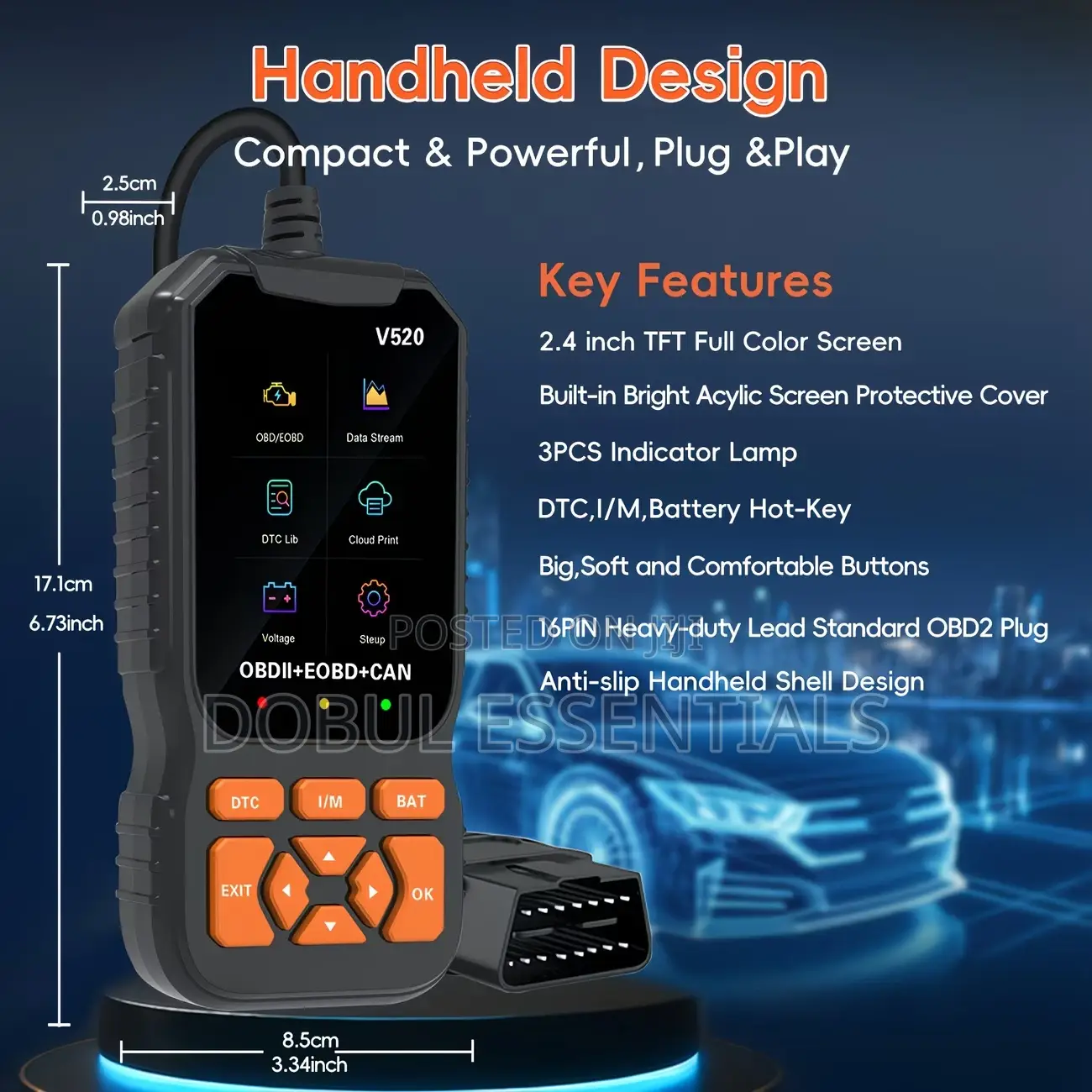 V520 Obdll Vehicle Diagnostic Machine