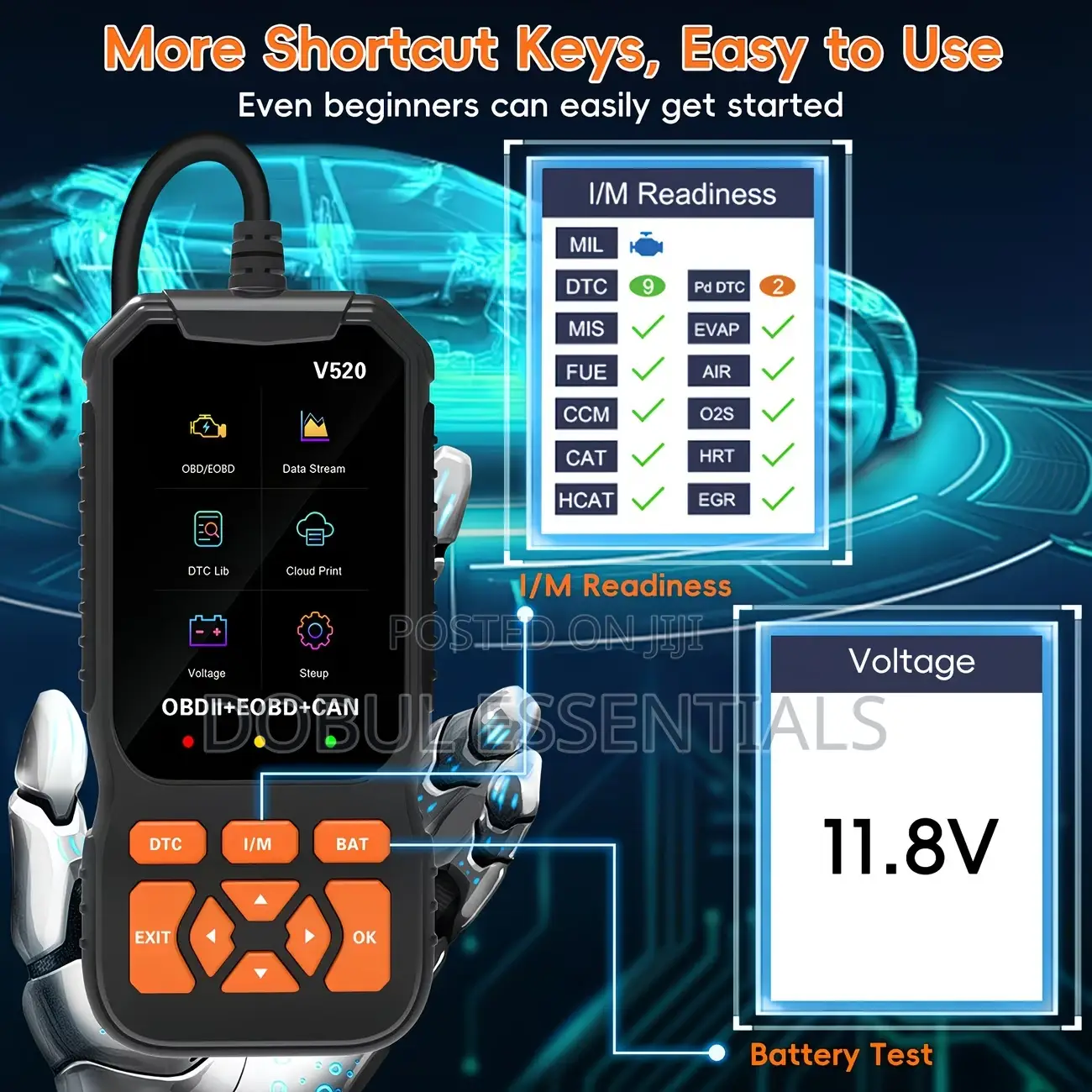 V520 Obdll Vehicle Diagnostic Machine