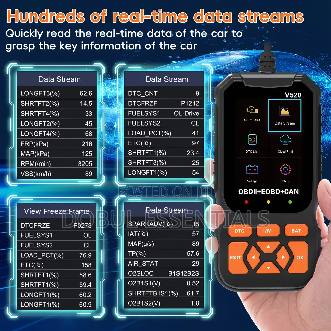 V520 Obdll Vehicle Diagnostic Machine