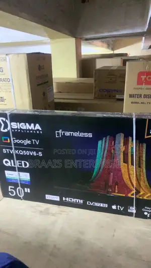 Sigma 50′′ Qled Smart Android Frameless Satellite Tv