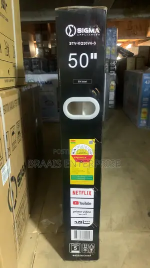 Sigma 50′′ Qled Smart Android Frameless Satellite Tv