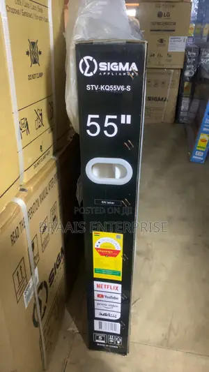 Sigma 55′′ Qled Smart Android Frameless Satellite Tv