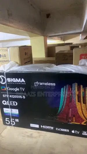 Sigma 55′′ Qled Smart Android Frameless Satellite Tv