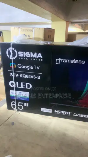 Sigma 65′′ Qled Smart Android Frameless Satellite TV