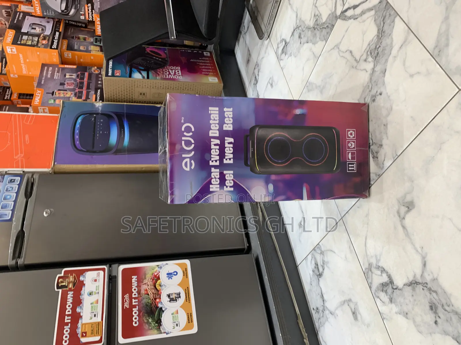 Choose Black Eldo Pb1-100 300 Watts Bluetooth Speaker