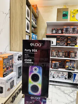 Highly Recommended Black Wireless Speaker Eldo Pb1-100 Double 6,5"