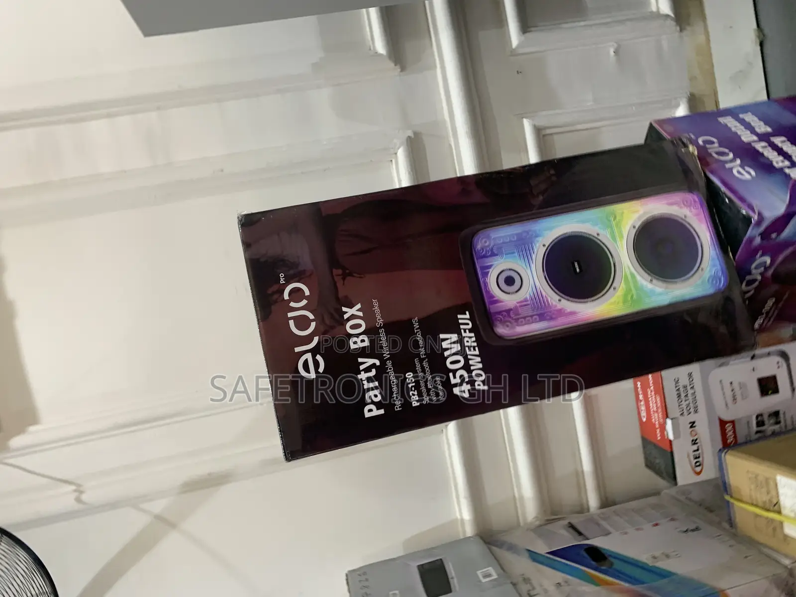 Lastest Black Eldo Pro Bluetooth 450 Watts Pb2-150 Speaker
