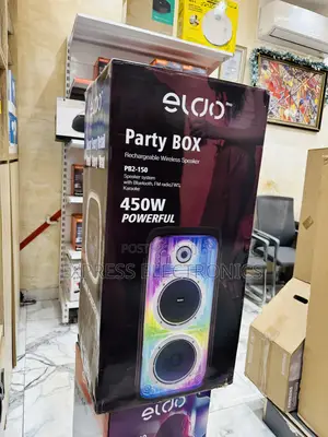 Feel Every Beat With Eldo Pb1-100 Double 6,5"Wireless Speaker