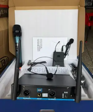 Shure Uhf Professional Wireless Microphone System (Hand Andlapel)