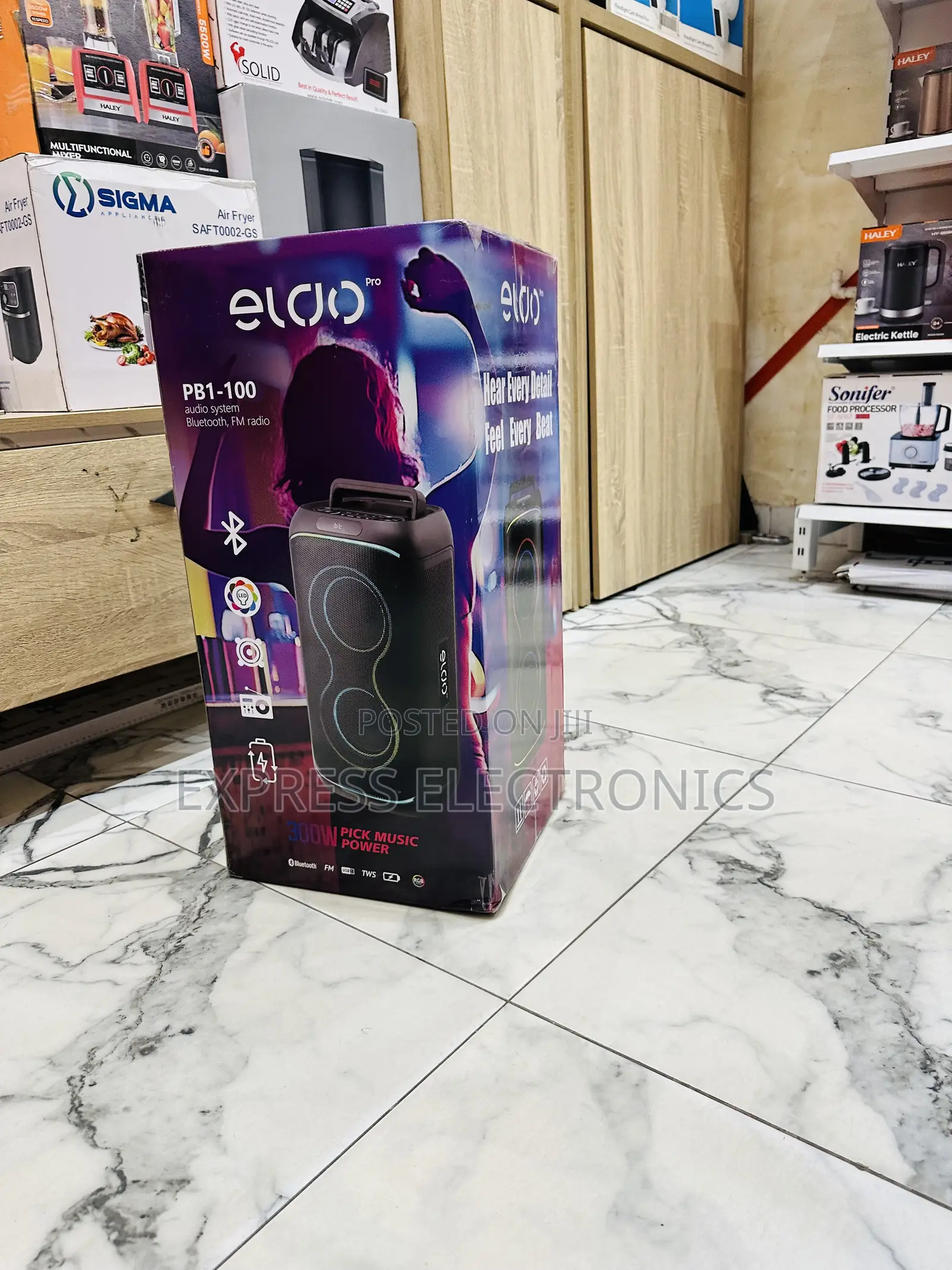 Very Cool Price Eldo Pb2-150 Double 8"Speaker Glossy Sound