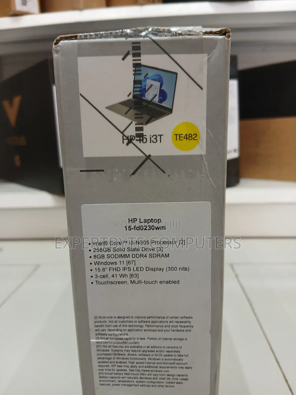 New Laptop HP 15 8GB Intel Core i3 SSD 256GB