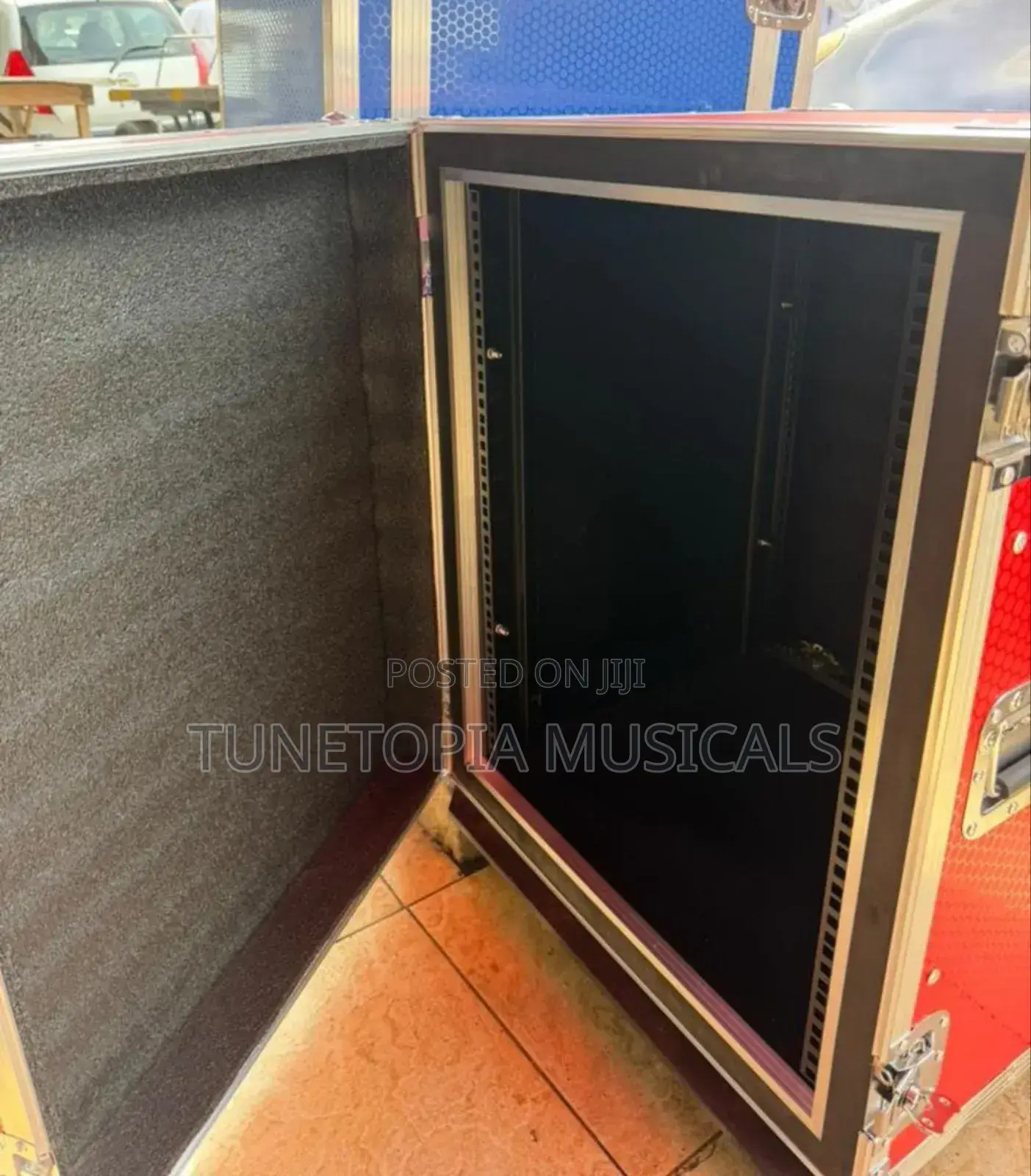 14u Paded Amplifier Rack (Straight)