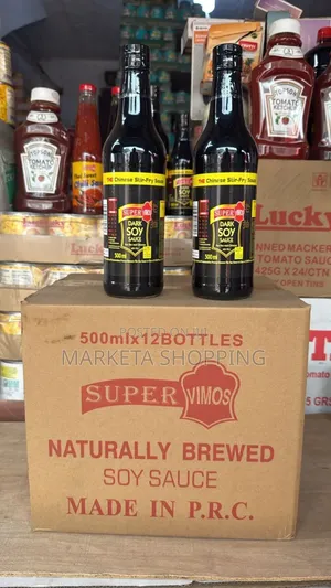 Super Vimos Dark Soy Sauce 500mlx12