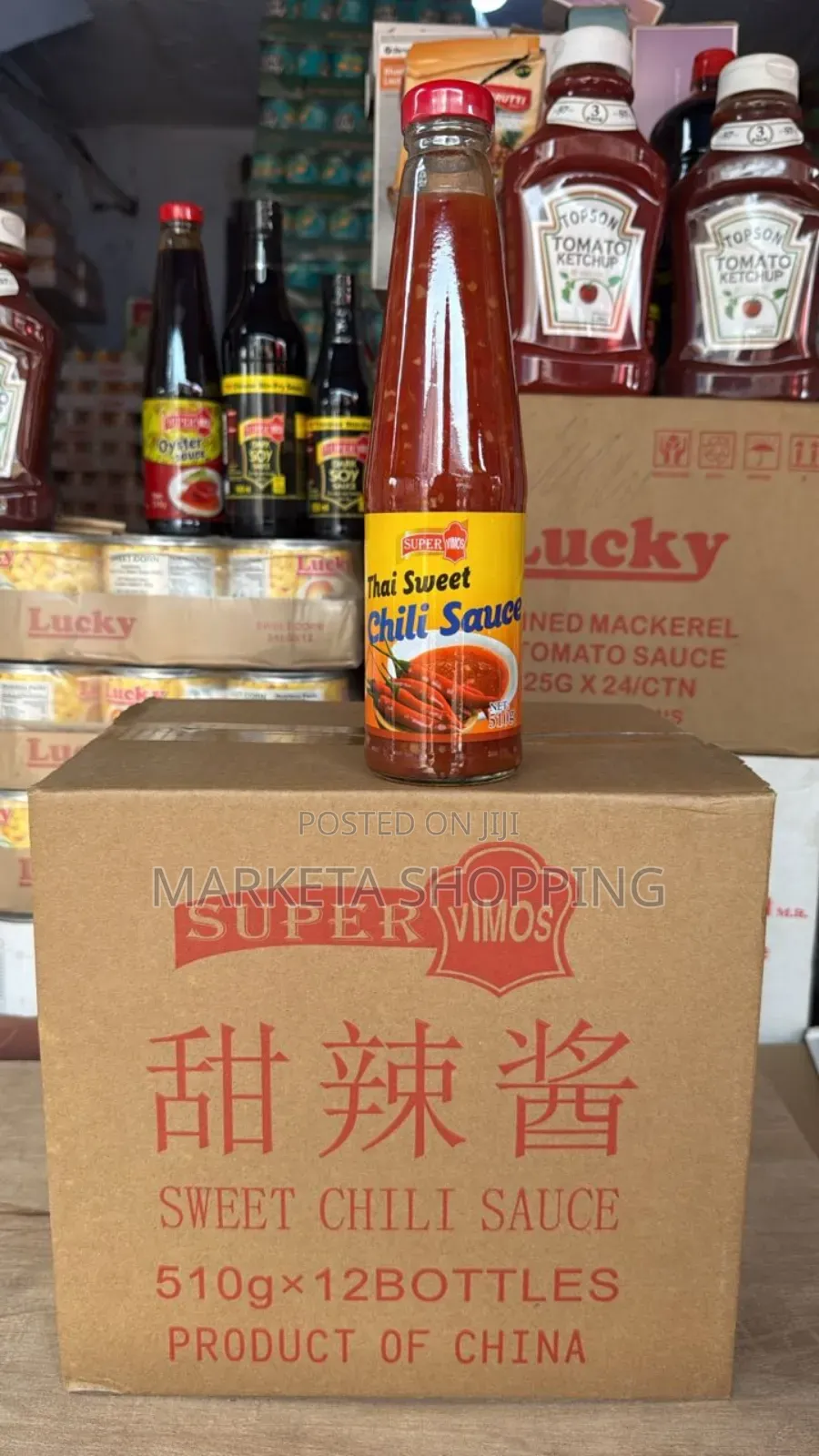 Super Vimos Sweet Chilli Sauce 510gx12