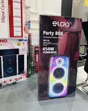 Get Premium Eldo Pb2-150 Double 8" Party Box Bluetooth Speaker(450w)