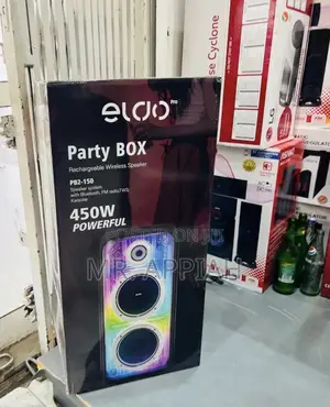 Order Durable Eldo Pb2-150 Double 8" Party Box Speaker(450watt) Black.
