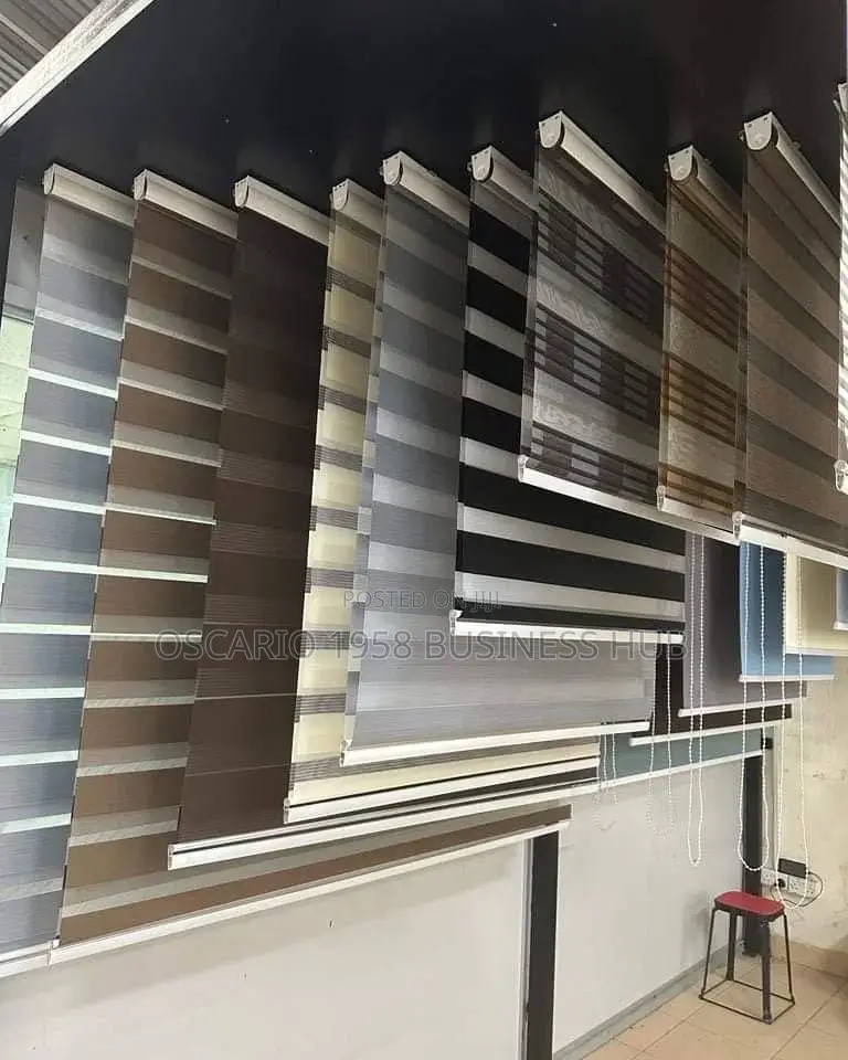 Pull Down Zebra Blinds Available 