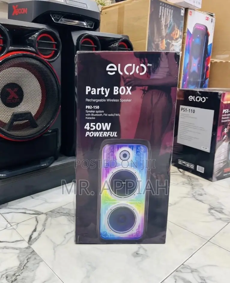 Elegant Eldo Pb2-150 Double 8" Party Box Speaker(450watt) 