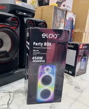 Choose Unique Eldo Pb2-150 Double 8" Party Box Speaker(Black)
