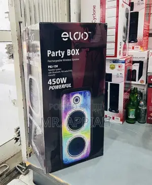 450watt Wireless Eldo Pb2-150 Double 8" Party Box Rechargeable Speaker