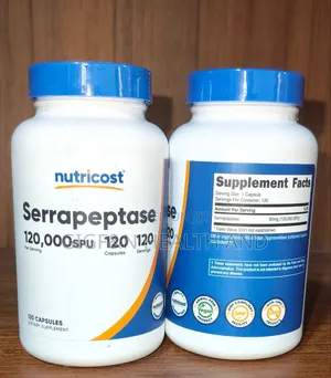 Serrapeptase, 60mg(120, 000spu),120 Capsules.