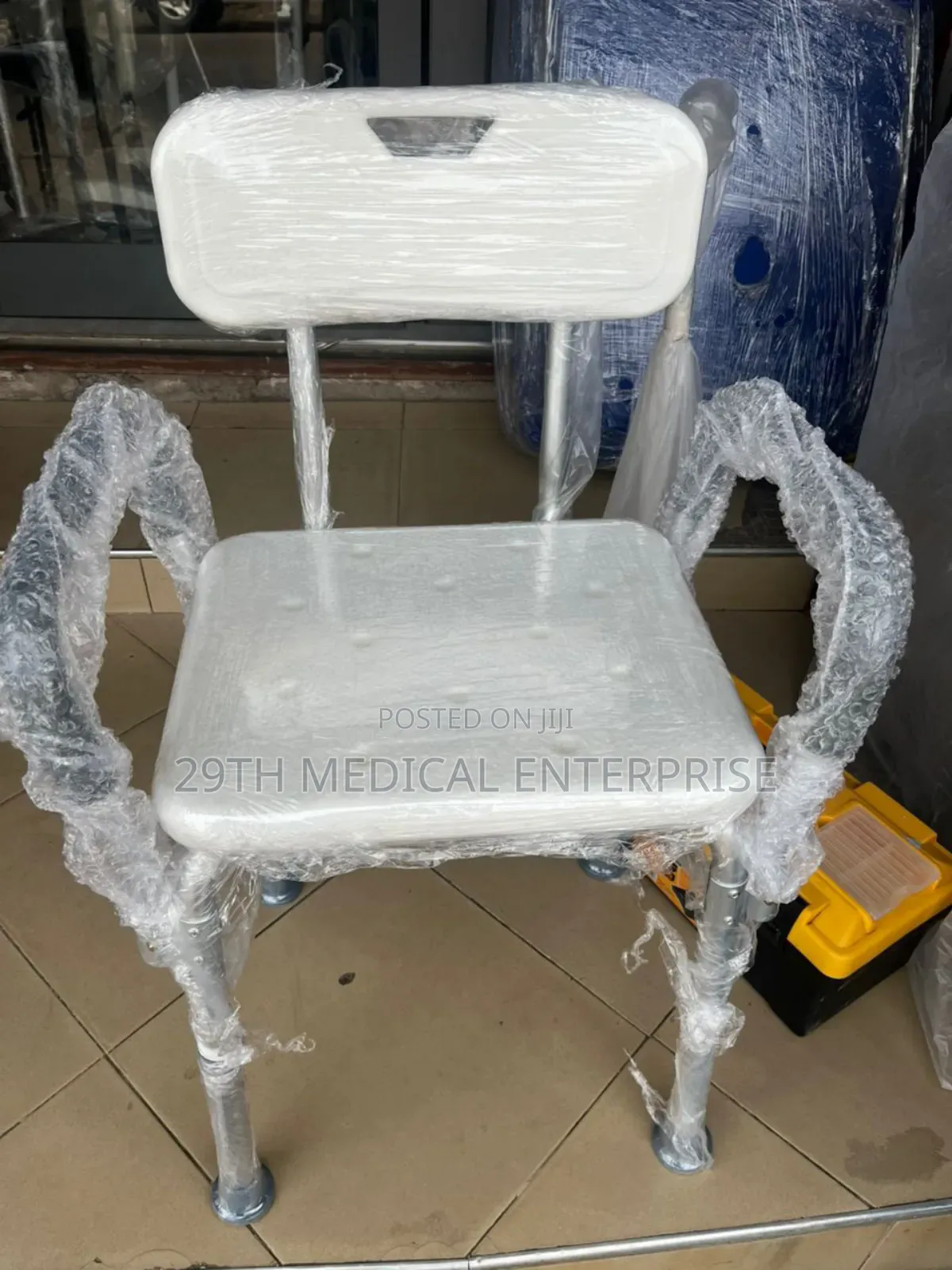 Bathroom Shower Seat (Backrest and Hand Rest)