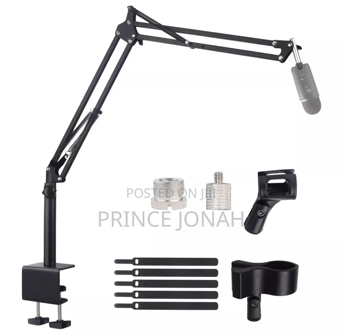 Lemxadd Microphone Stand Mic Boom Arm for Blue Yeti Podcast Studio