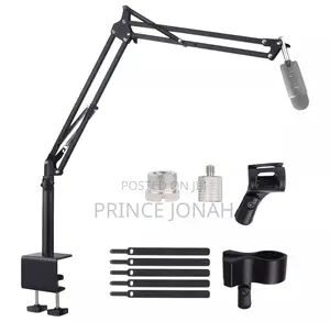 Lemxadd Microphone Stand Mic Boom Arm for Blue Yeti Podcast Studio