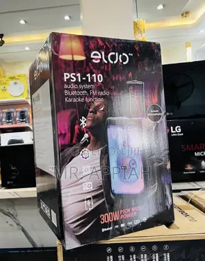 Nicely Designed Eldo Ps1-110 Single 12" Speaker With Microphone(Black)
