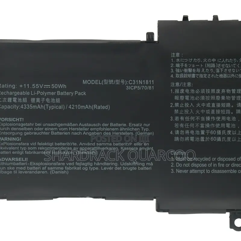 C31n1811 Laptop Battery for Asus Zenbook Ux433fa-A5045t A5085t A5128r