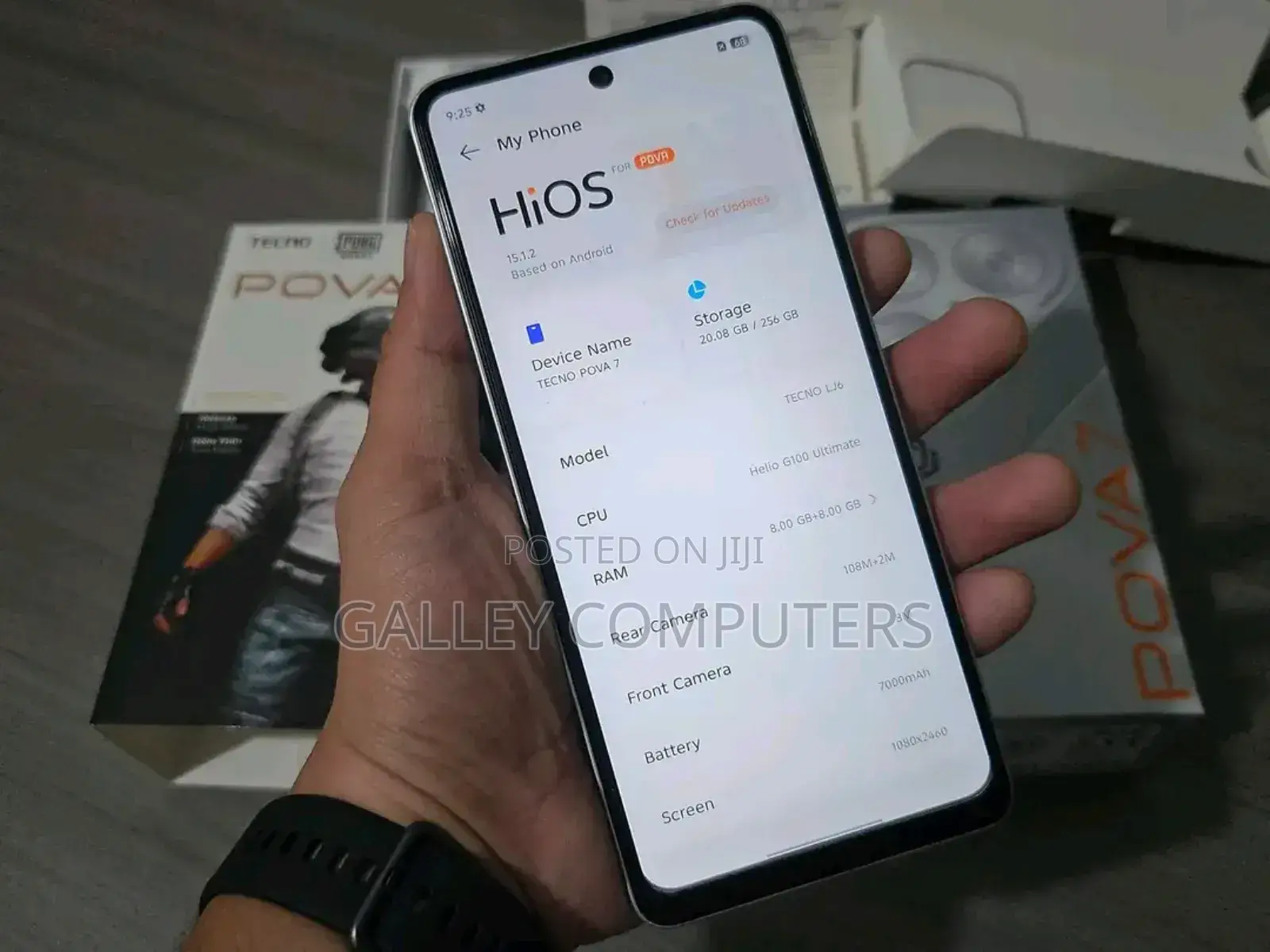 New Tecno Pova 7 Pro 5G 256 GB Gray