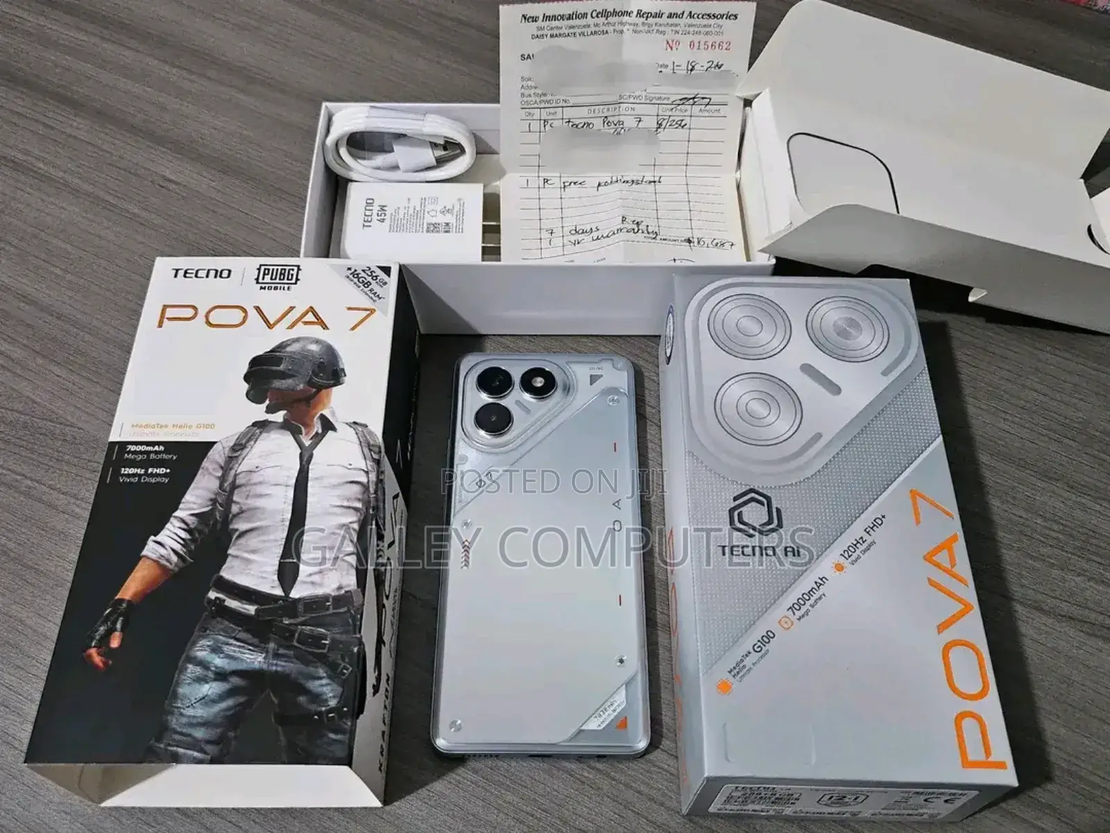 New Tecno Pova 7 Pro 5G 256 GB Gray