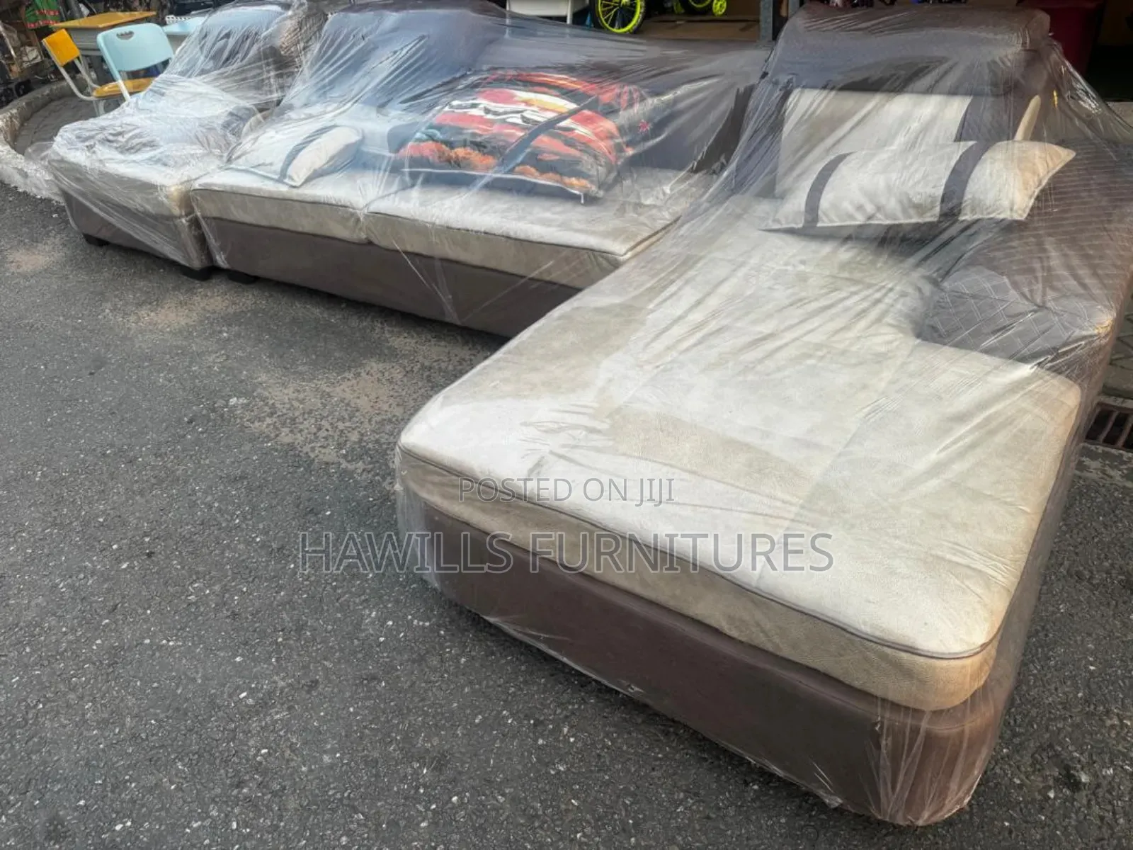 5 - Seater Leather Model  Sofa Set