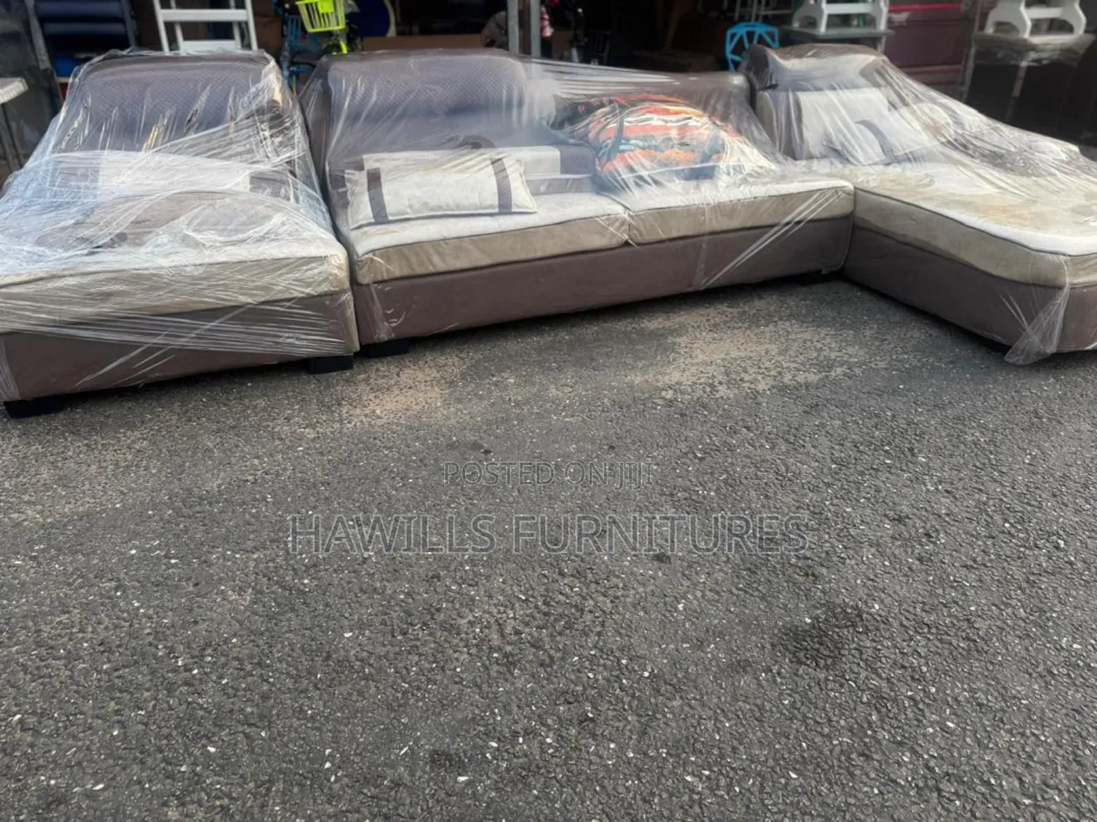 5 - Seater Leather Model  Sofa Set
