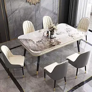 The 6-Seater Marble Dining Masterpiece