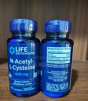 N- Acetyl-L-Cysteine, 600mg, 60 Capsules ( Lungs, Liver and Cells)