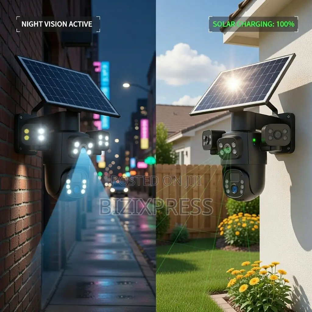 Triple Lens Wi-Fi Solar Camera