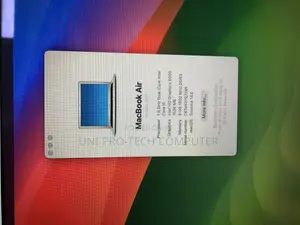 Laptop Apple MacBook Air 8GB Intel Core i5 SSD 256GB