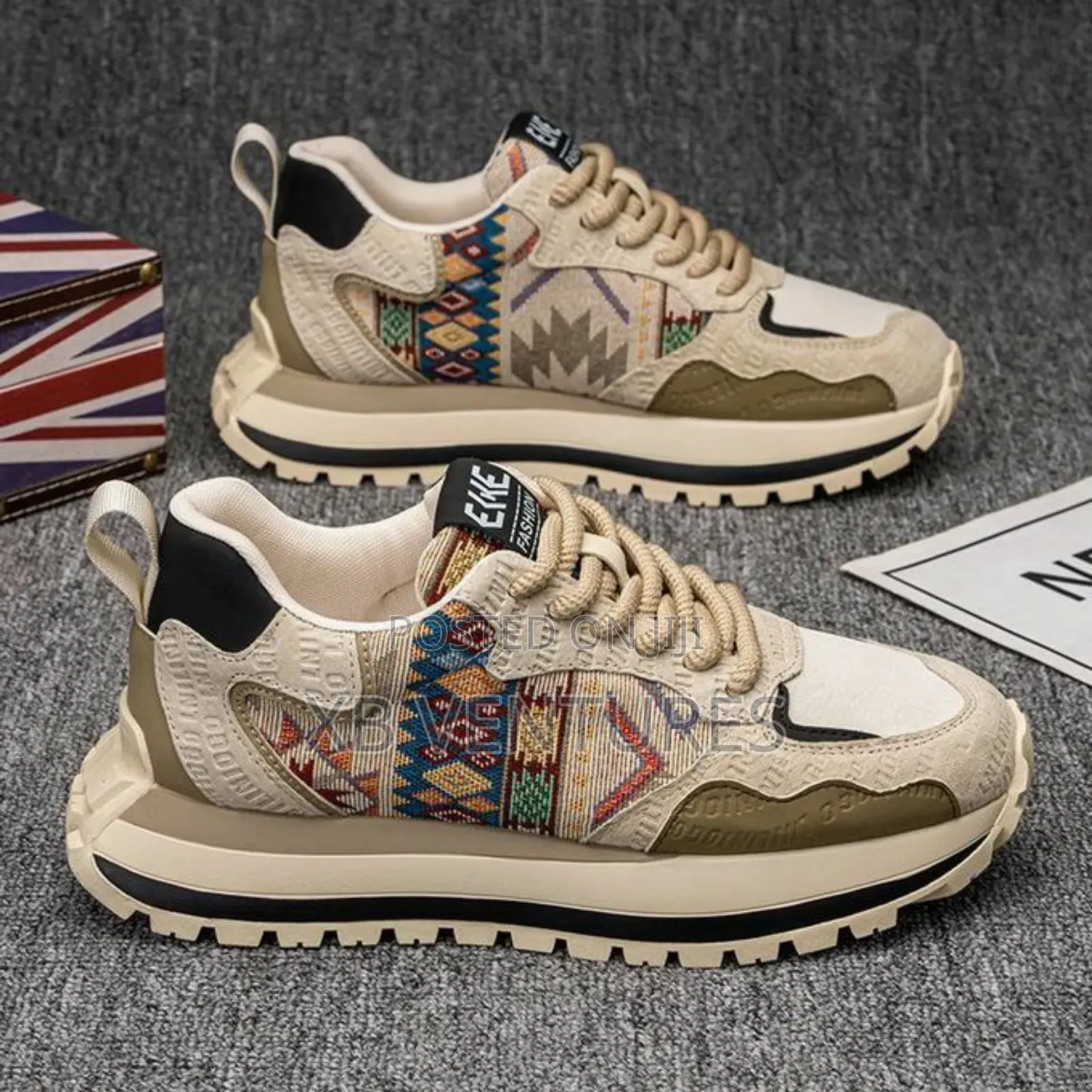 Aidailu Men's Retro Basketball Sneakers