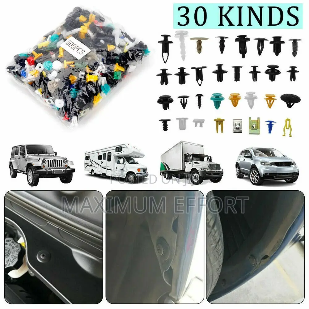 Car Bumper Door Clips/Rivets/Fastener Toyota Honda Hyundai Kia