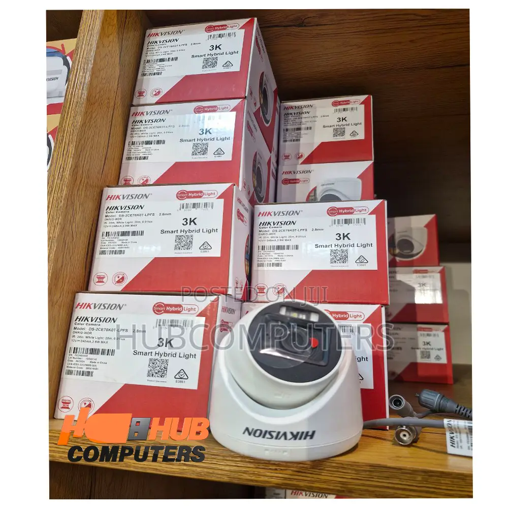 Hikvision (Ds-2ce76k0t-Lpfs) Smart Hybrid Turret Camera