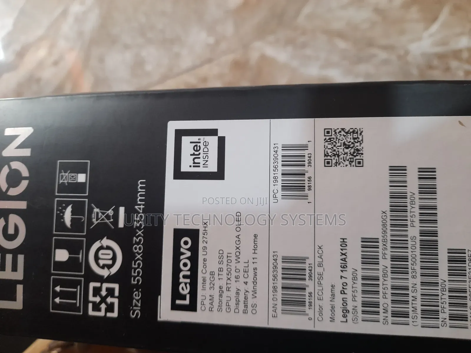 New Laptop Lenovo Legion 7 32GB Intel Core Ultra 9 SSD 1T