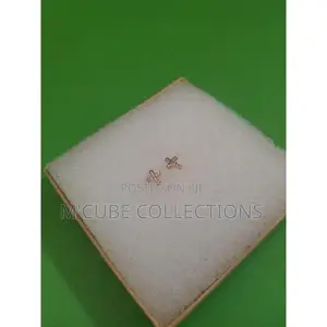 Crystal Cross Stud Earrings