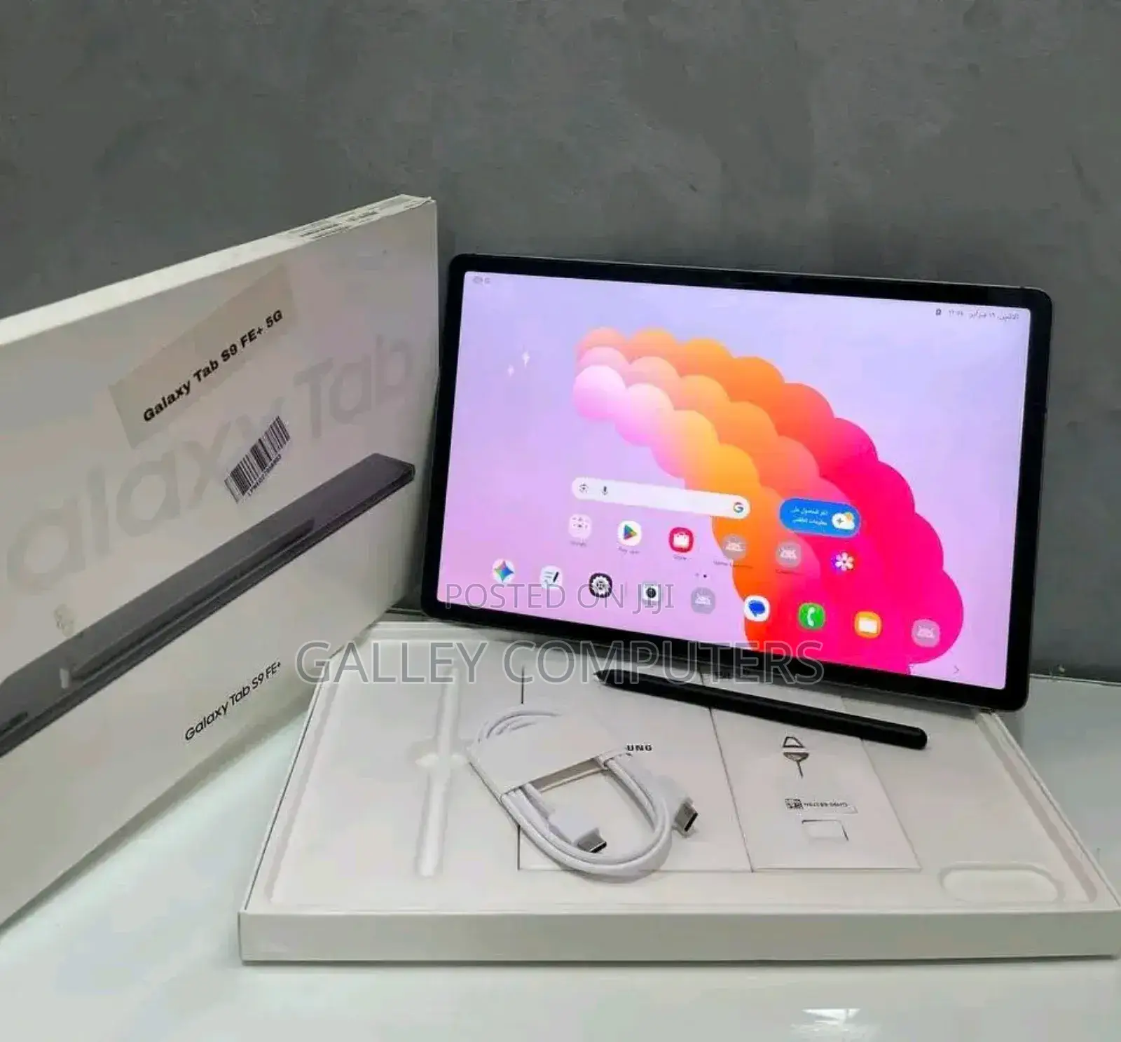 New Samsung Galaxy Tab S9 FE+ 256 GB Black