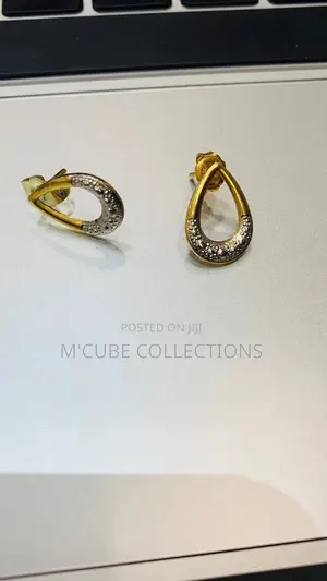 Sparkling Heart Dangle Earrings