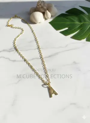 Gold Initial "A" Necklace