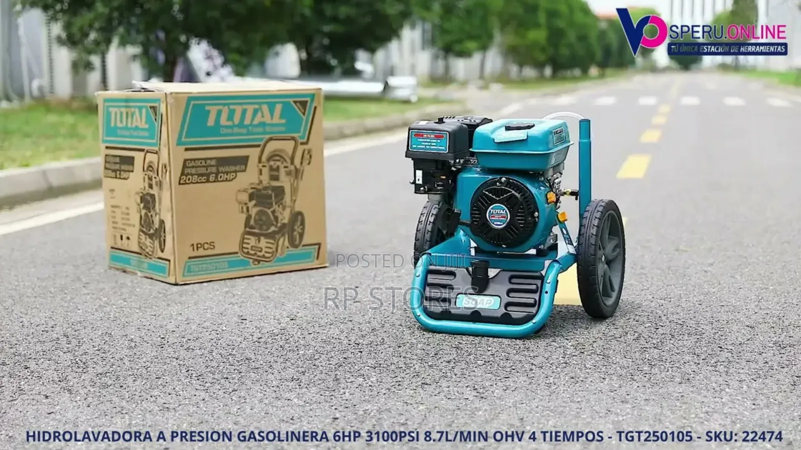 Total Gasoline High Pressure Washer 6.5hp